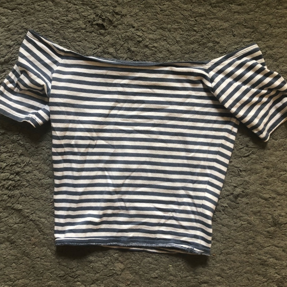 Off the shoulder crop top